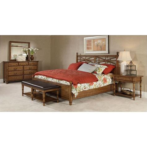 Americana Home - Oak Bedroom Set American Drew Furniture