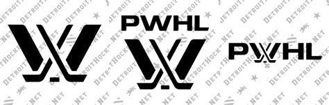 The three trademarked PWHL logos (via DetroitHockey.Net / USPTO)