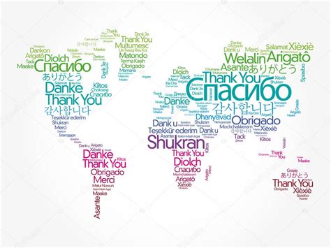 Thank You in different languages word cloud — Stock Vector © dizanna #274927124