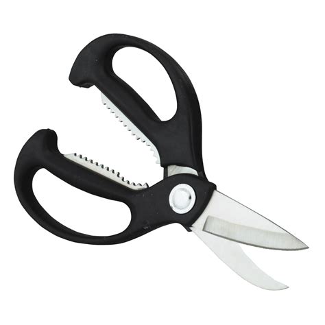 KitchenCraft Stainless Steel Easy-Grip Kitchen Scissors, 19 cm (7.5 ...