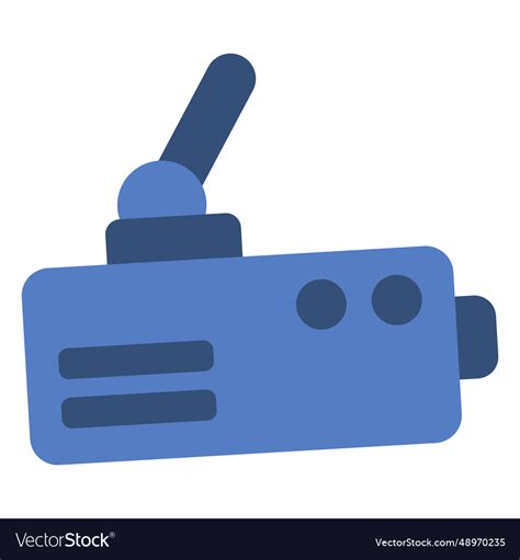 Security camera flat Royalty Free Vector Image