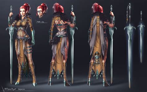 ArtStation - Black Desert Online Outfit Challenge - Midknight Armor Concept, Adam isailovic ...