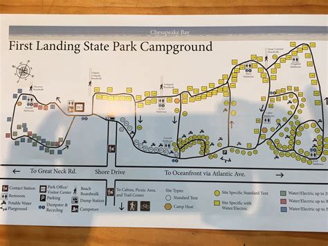 First Landing State Park Campsite Map