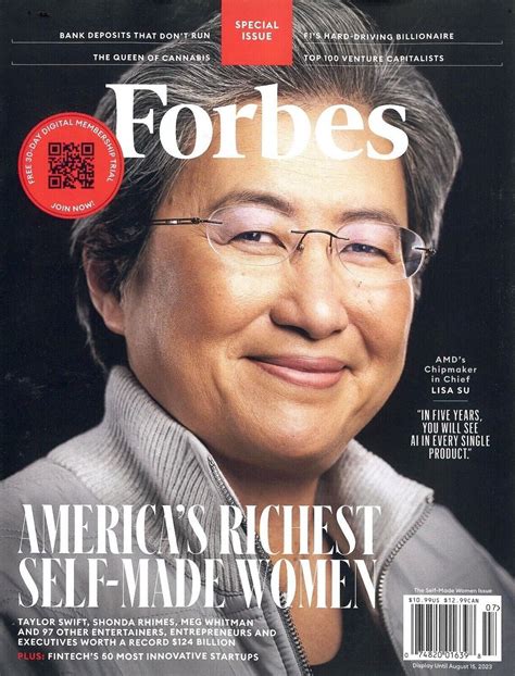 Inmate Magazines | Lisa Su: Forbes Magazine July 2023