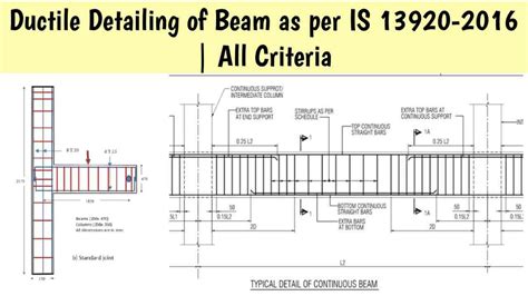 Ductile Detailing Of Beam Column Junction - The Best Picture Of Beam