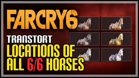 Far Cry 6 All Horse Locations - YouTube