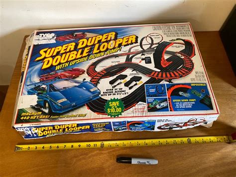 Lot# 16- TYCO Super Duper Double Looper Slot Car, 1970's Vintage. - Puget Sound Online Estate ...