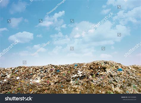 Pollution Concept Garbage Pile Trash Dump Stock Photo 1891030885 ...