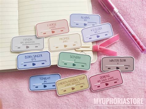 BTS PLAYLIST: Vocal & Rap Line Solo Songs Sticker Flakes // | Etsy ...