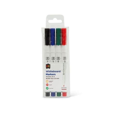 Whiteboard Markers Thin Set of 4 | Kidsplay Crafts - Art and Craft Supplies