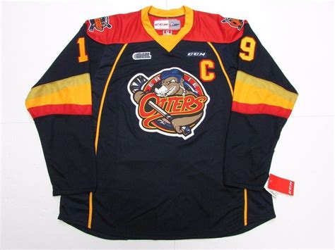 STITCHED CUSTOM DYLAN STROME ERIE OTTERS OHL NAVY CCM HOCKEY JERSEY ADD ...