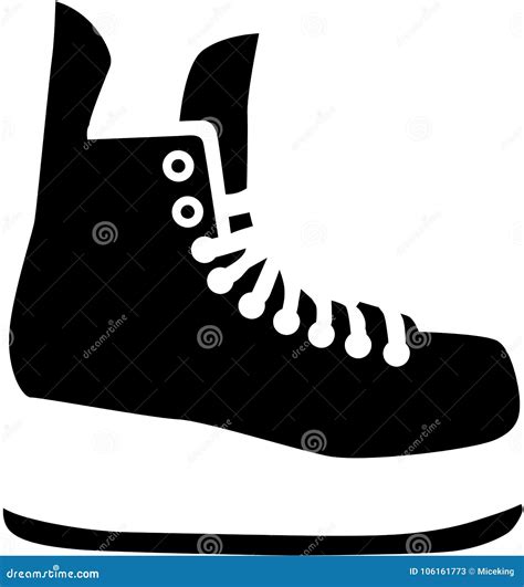 Hockey Skates stock vector. Illustration of league, helmet - 106161773