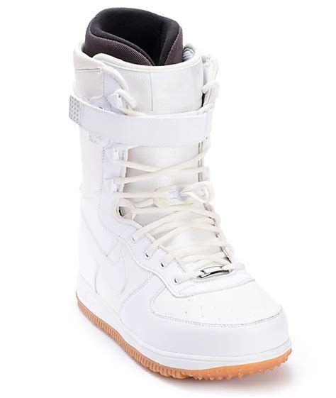 Nike Zoom Force 1 White Mens Snowboard Boots | Zumiez