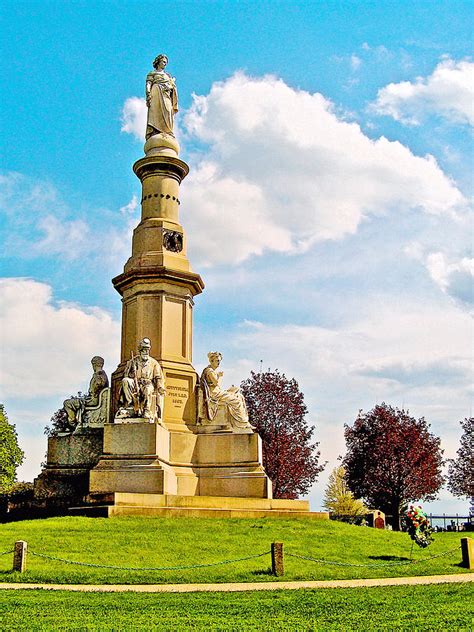 Kentucky Gettysburg Address Monument in Gettysburg National Military Park-Pennsylvania ...