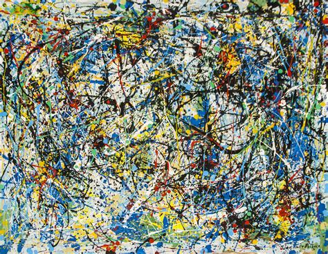 Jackson Pollock American Abstract Oil on Canvas - Aug 29, 2019 | 888 Auctions in Canada