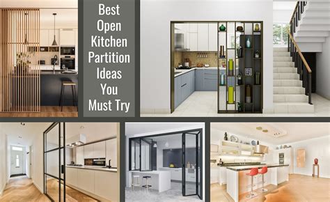 35 Innovative Open Kitchen Partition Ideas