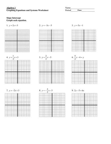 Algebra 1 Slope Worksheet — db-excel.com