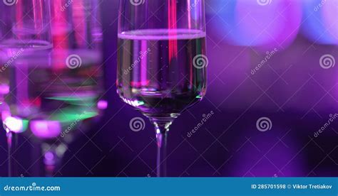 Ready-made Drinks are on the Bar Ready To Be Consumed. Stock Photo - Image of indoors, kitchen ...