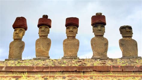 How Did Easter Islanders Lift Statues' 13-Ton Hats? Researchers May ...