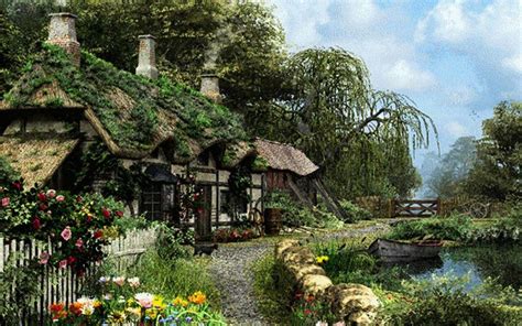 English Cottage Wallpapers - Top Free English Cottage Backgrounds ...