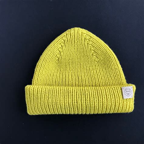 Streetwear yellow-green hat Mens Knit Hat Men's Beanie | Etsy