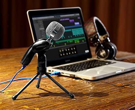 Tonor TN12449 USB Clear Digital Sound and Professional Condenser Sound Microphone with Stand for ...