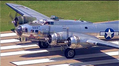 Boeing B-17G Flying Fortress "Sentimental Journey " on its takeoff roll. | Wwii fighter planes ...