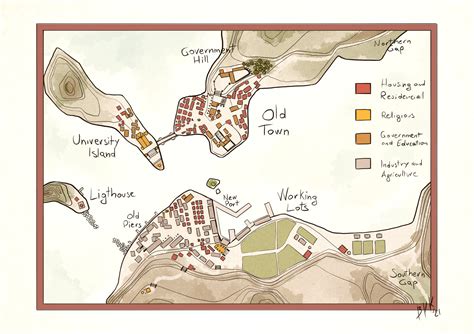 ArtStation - City-size example map