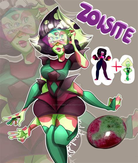 Zoisite (Garnet and Peridot fusion) by xadatambelx on DeviantArt