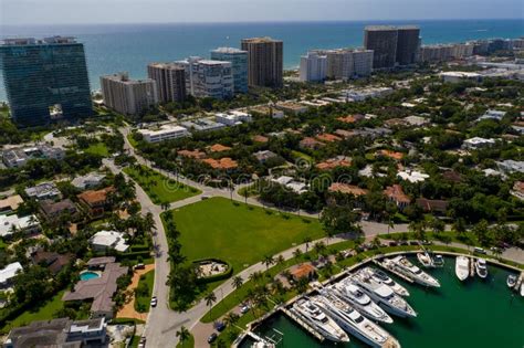 Luxury Neighborhoods Miami Beach Bal Harbour FL Stock Photo - Image of ...