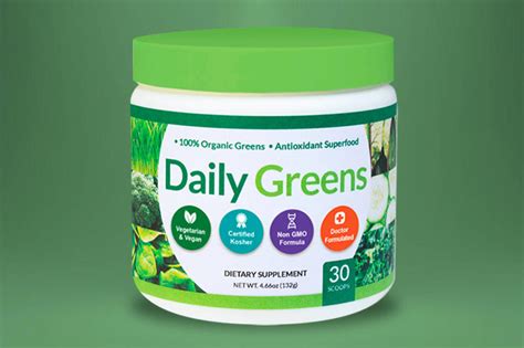 Daily Greens Reviews - Organic Green Juice Drink Powder Formula? | Courier-Herald