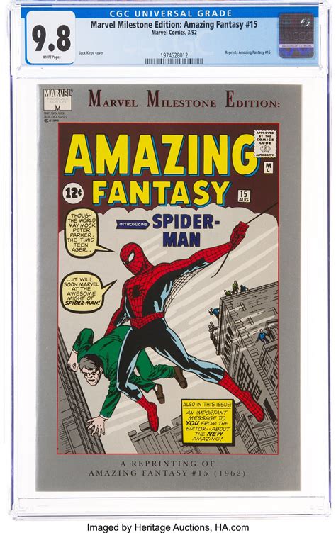 Amazing Fantasy #15 Milestone Edition CGC 9.8 On Auction