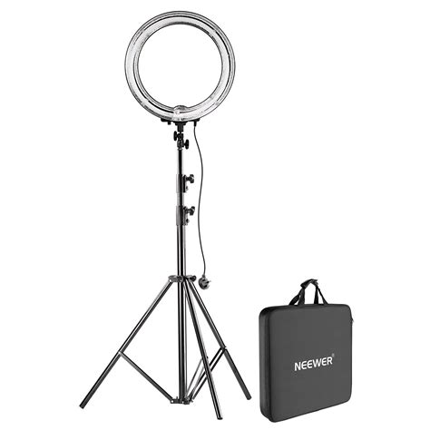 Neewer 18" Video Fluorescent Ring Flash Light with Light Stand Tripod | eBay