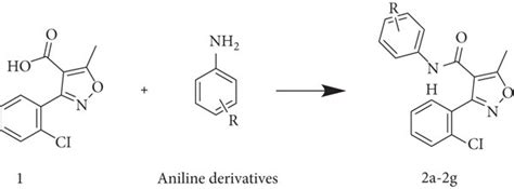 1+ aniline derivatives dissolved in 15 ml DCM, then DMAP and EDC added ...