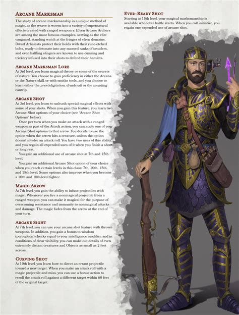 Arcane Marksman: another revised Arcane Archer | With new Dunamancy Arcane Shot options ...