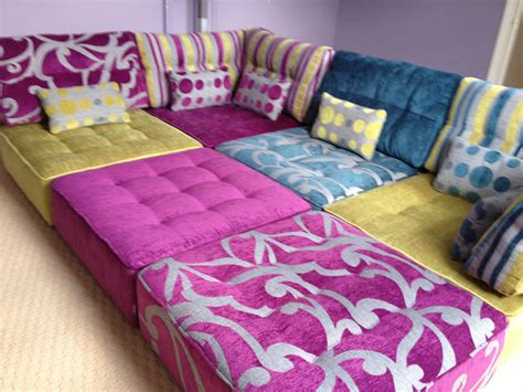 Pin by Cheryl S. McManama on "FUN FURNITURE" | Sofa bed design, Colourful living room decor ...