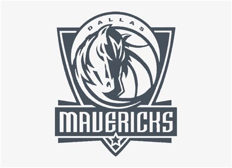 Dallas Mavericks Gray - Dallas Mavericks Logo Png Transparent PNG ...