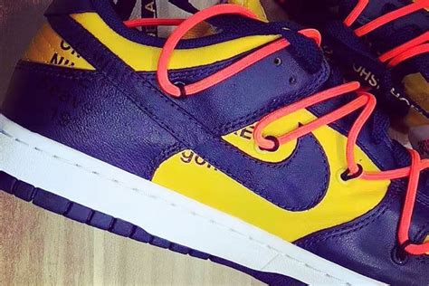 First Look: Off-White x Nike Dunk Low 'University Gold' - Sneaker Freaker