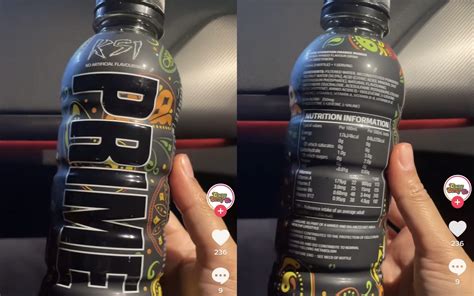 What flavour is the new black Prime drink?