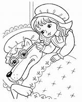 Little Red Riding Hood Adult Coloring Pages sketch template