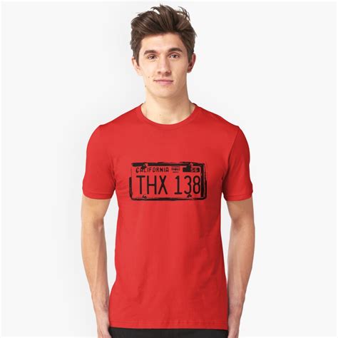 "THX 138 Licence Plate Alpha" T-shirt by picto | Redbubble