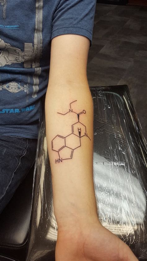 Lsd Molecule Tattoo