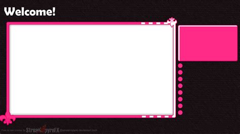 FleurDeLis Stream Overlay (Hot Pink) by StreamSpyre on DeviantArt