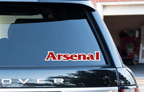 WaterShed Designs Arsenal North London window/bumper stickers/decals 2 ...