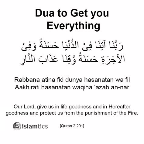 Rabbana Atina Fid Dunya Hasanah full Dua, Meaning, in Arabic & Benefits ...