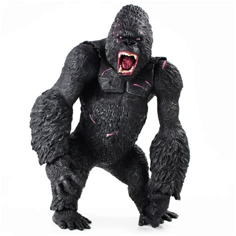 New Arrival 35cm King Kong Figure Toys Big Size Hand Movable Figurine PVC Action Figure ...