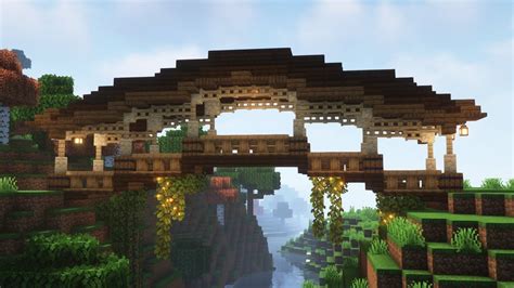 Minecraft: How to Build a Fantasy Bridge | Easy Bridge Tutorial | Minecraft houses, Minecraft ...