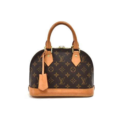 Louis Vuitton Louis Vuitton Alma BB Monogram Canvas Handbag