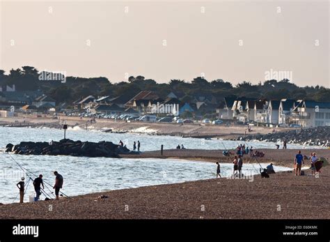 Beach Milford on Sea Stock Photo - Alamy