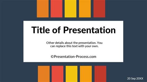 Flat Design Templates: PowerPoint Title Slide